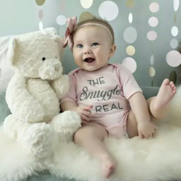 The Snuggle Is Real Baby Bodysuit One Piece - Picture 1 of 3